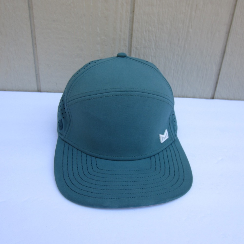 Melin Trenches Hydro Hat Mens size 58cm  Green SnapBack Performance Cap  Golf